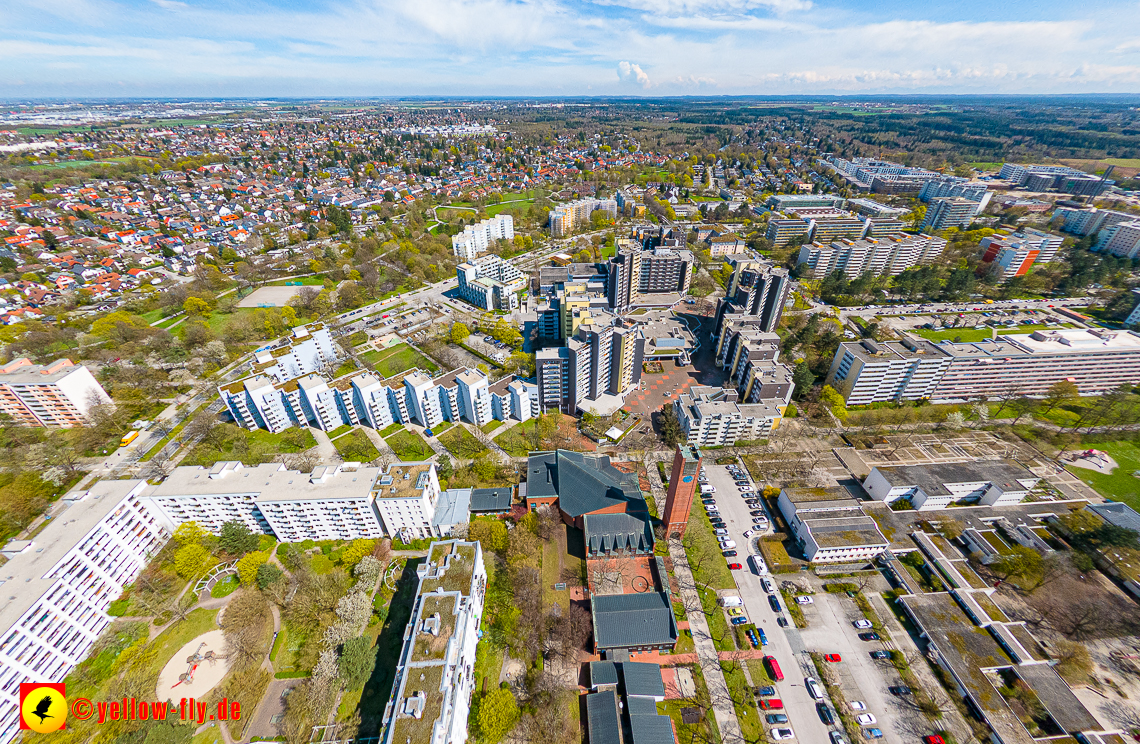 21.04.2023 - Marx-Zentrum und Umgebunbg in Neuperlach